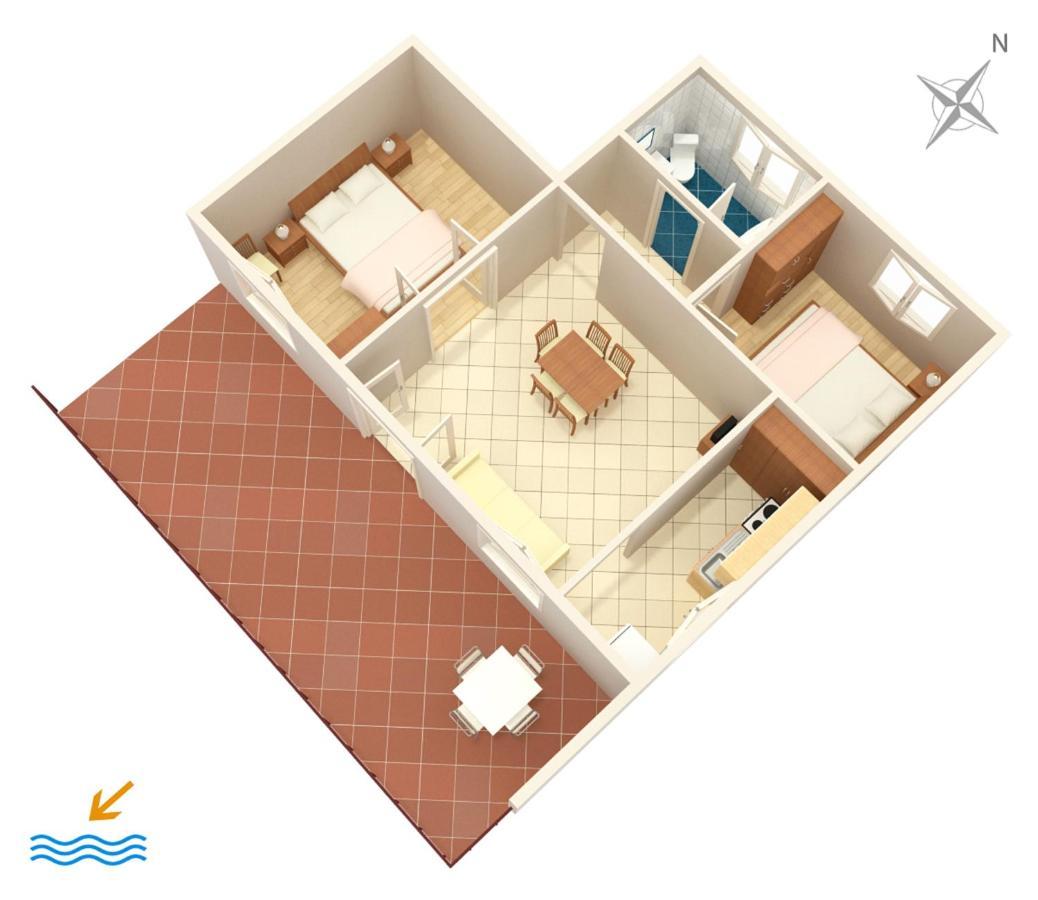 Apartments By The Sea Seget Vranjica, Trogir - 1038 Ngoại thất bức ảnh